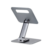 StarTech.com Ergonomischer Höhenverstellbarer Laptopständer, Dreh-Neigbarer Computerständer, Tragbare Laptophalterung-Notebookständer, bis 5kg, Aluminium Konstruktion