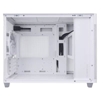 ASUS PRIME AP201 CASE TG WHITE Mini Tower Weiß