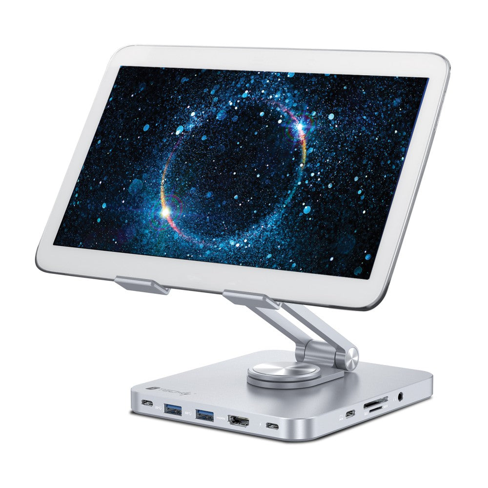 Techly ICA-TBL DOCK81 laptop-ständer Tablet-Ständer Silber