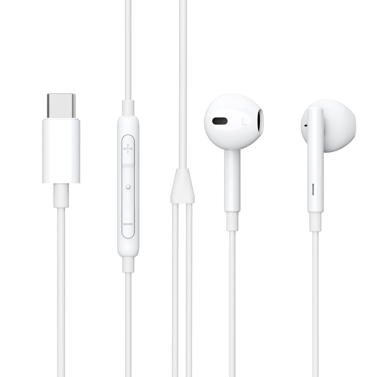 eSTUFF ES652200 Kopfhörer & Headset Kabelgebunden im Ohr Anrufe/Musik Weiß