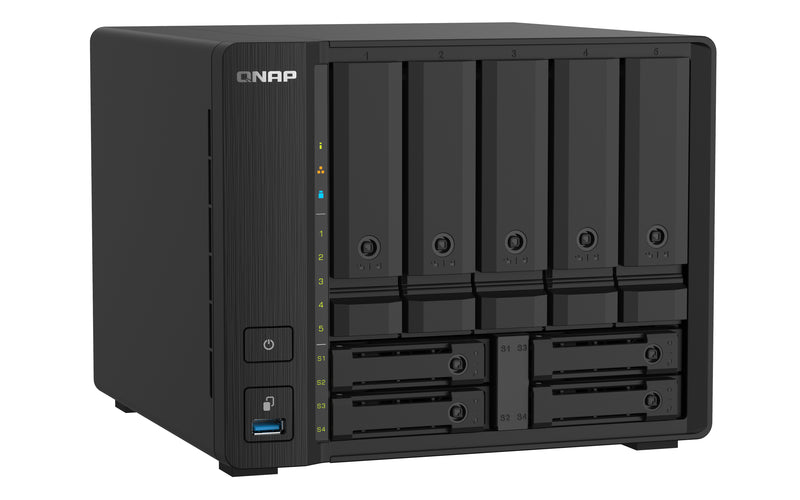 QNAP TS-932PX NAS Tower Annapurna Labs Alpine AL-324 4 GB DDR4 0 TB QNAP Turbo System Schwarz