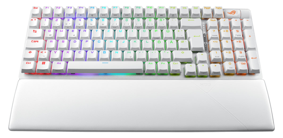 ASUS ROG Strix Scope II 96 Wireless Tastatur Gaming USB + RF Wireless + Bluetooth QWERTZ Deutsch Weiß