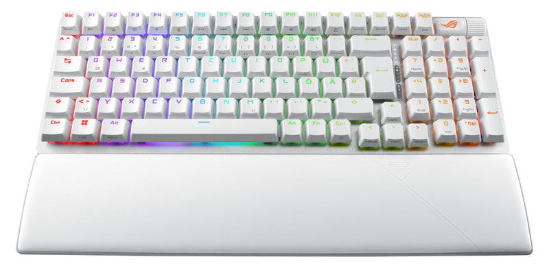 ASUS ROG Strix Scope II 96 Wireless Tastatur Gaming USB + RF Wireless + Bluetooth QWERTZ Deutsch Weiß