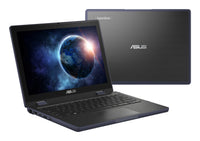 ASUS BR1204FTA-R90068X Intel® N N150 Laptop 31 cm (12.2") Touchscreen WUXGA 8 GB LPDDR5-SDRAM 128 GB UFS Wi-Fi 6E (802.11ax) Windows 11 Pro Schwarz, Grau