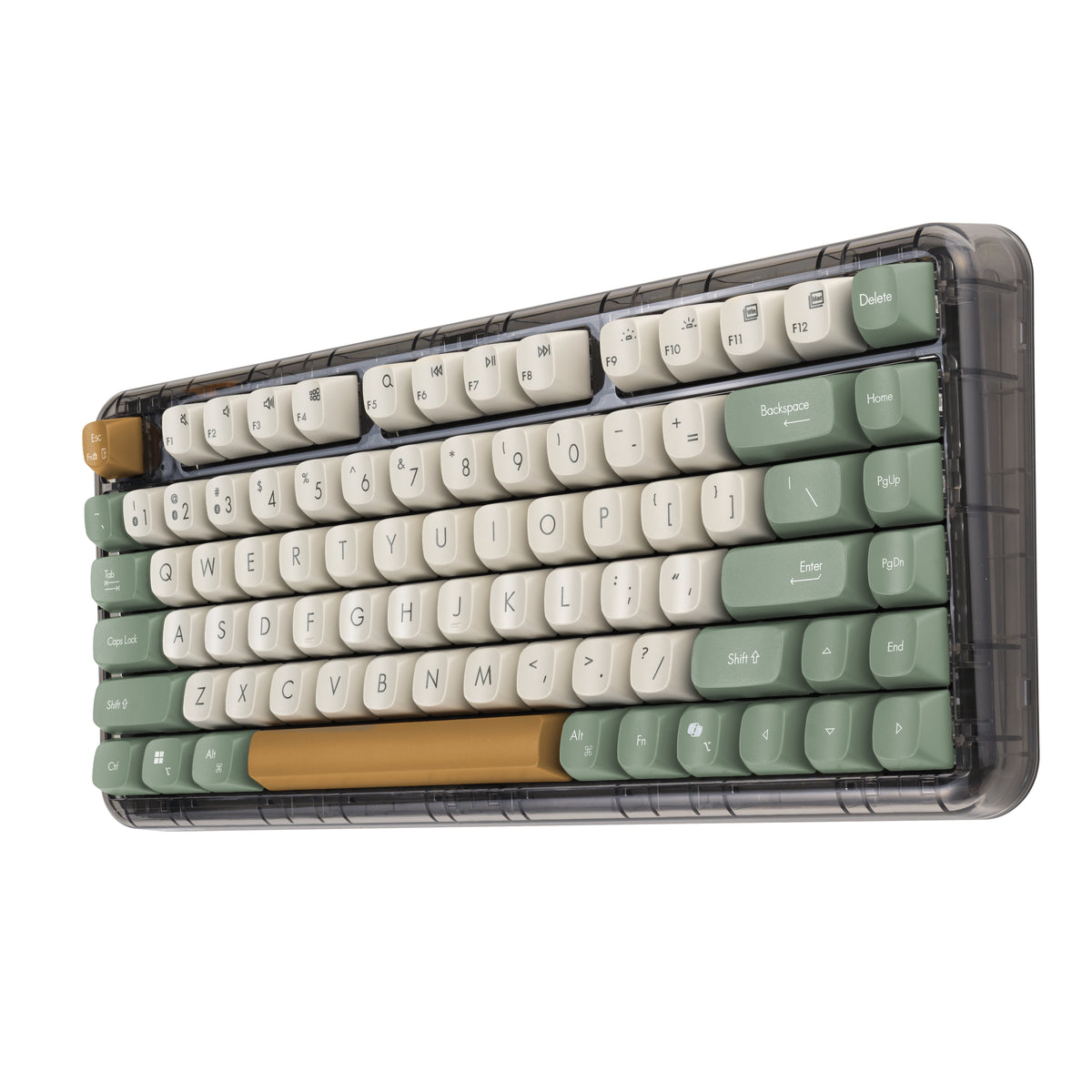 ASUS Jelly75 KD201 KEYBOARD/MK-WH/GE/83 Tastatur Universal USB + RF Wireless + Bluetooth Mehrfarbig