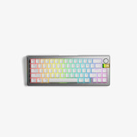 Glorious Gaming GMMK 3 PRO HE 65% Prebuilt Wireless Tastatur RF Wireless QWERTY US Englisch Silber