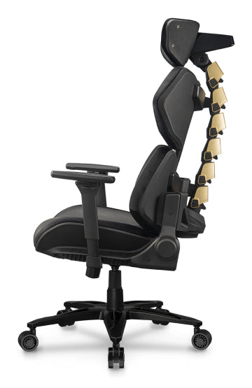 COUGAR Terminator Elite Gold PC-Gamingstuhl Gepolsterter Sitz Schwarz, Gold