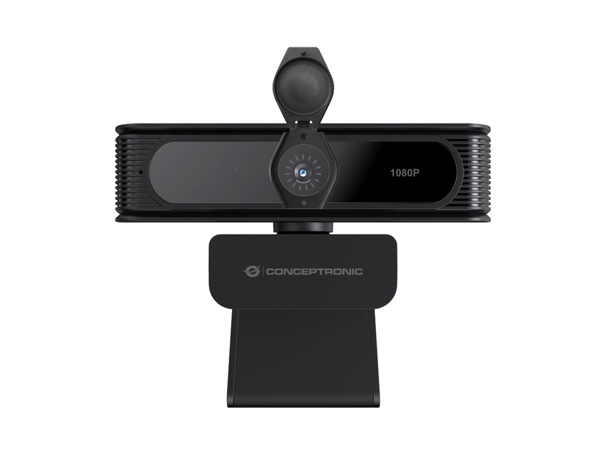 Conceptronic AMDIS09B 1080p Webcam mit Windows Hello Gesichtserkennung