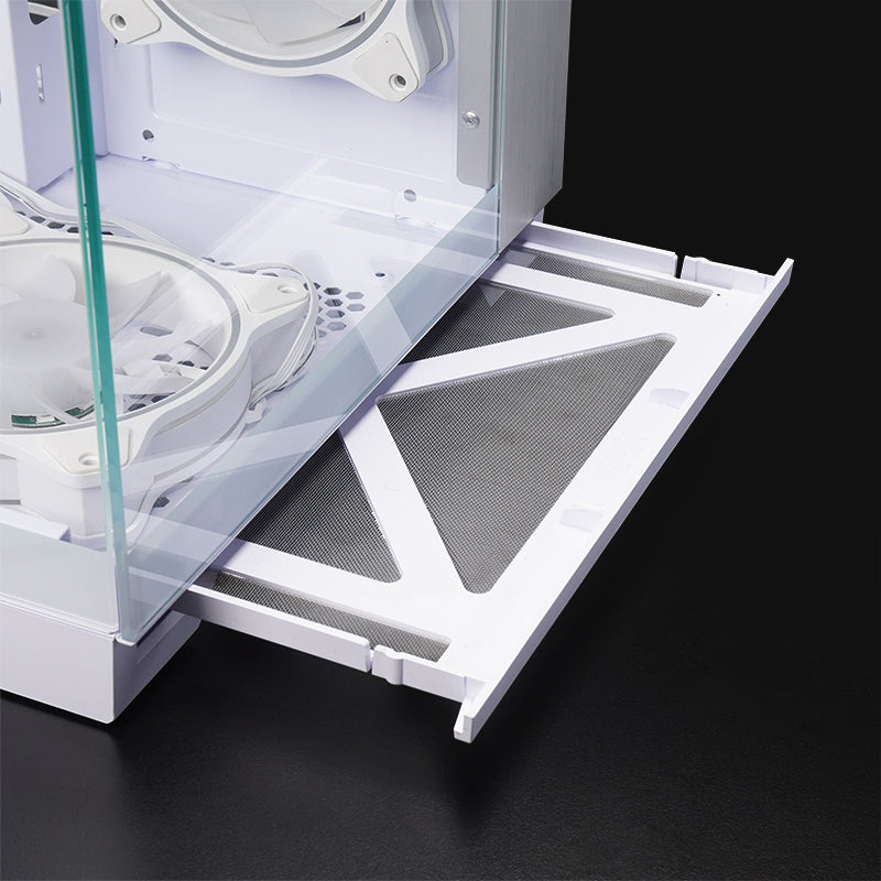 Chieftec Visio White GM-30W-TG-OP white Tempered Glass x 2