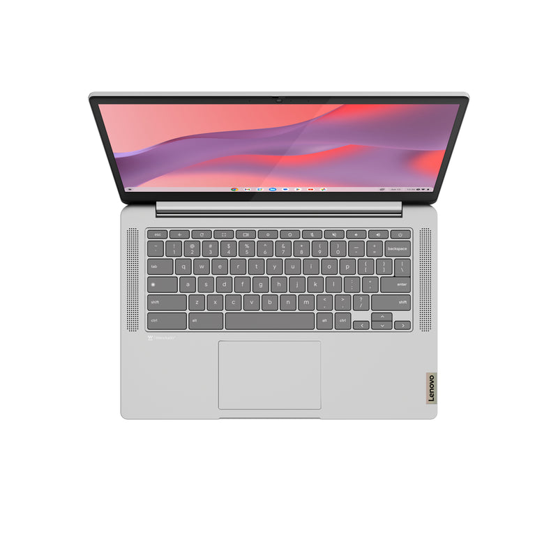 Lenovo IdeaPad Slim 3 Chrome 14M868 MediaTek Kompanio 520 Chromebook 35,6 cm (14") Full HD 4 GB LPDDR4x-SDRAM 128 GB eMMC Wi-Fi 6 (802.11ax) ChromeOS Deutsch Grau