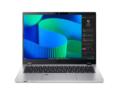 Acer TravelMate P2 TMP214-56-TCO-54AL Intel Core 5 120U Laptop 35,6 cm (14") WUXGA 16 GB DDR5-SDRAM 512 GB SSD Wi-Fi 6E (802.11ax) Windows 11 Pro Deutsch Silber
