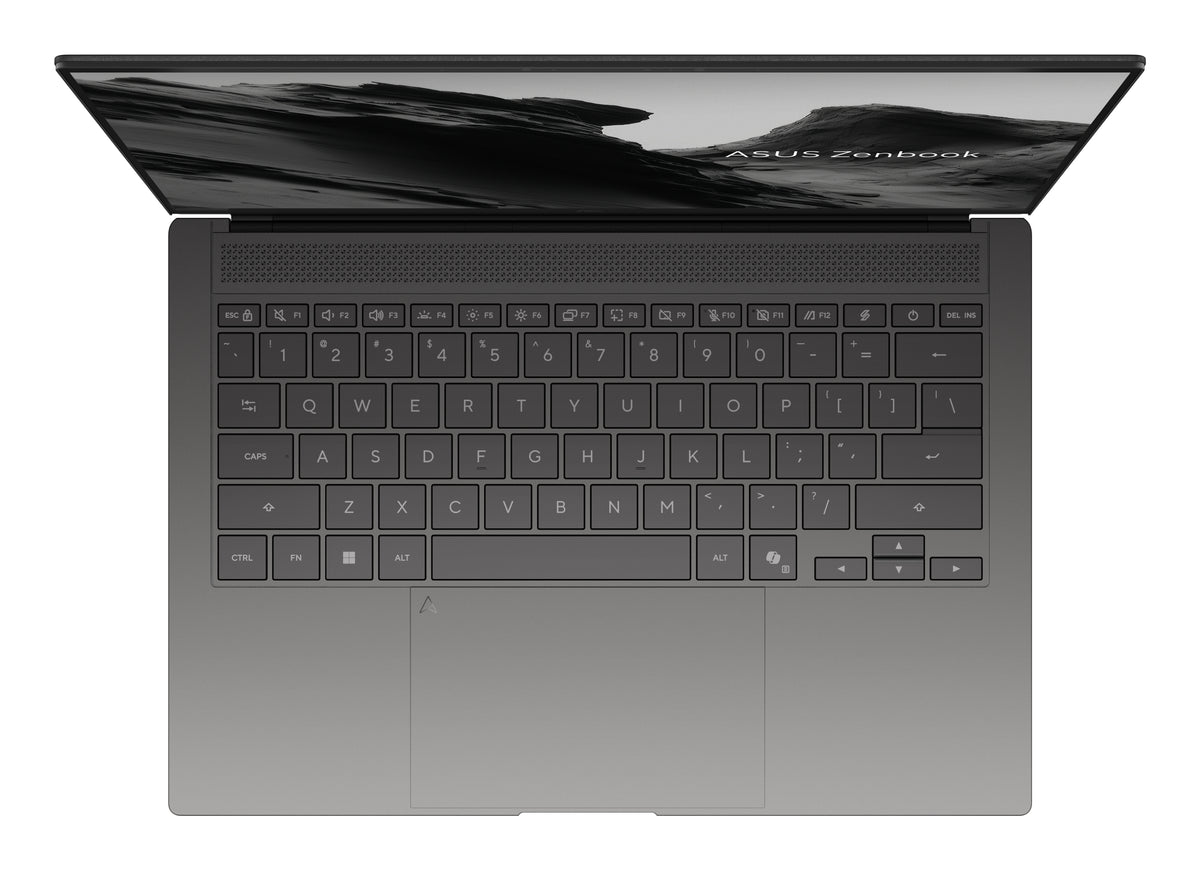 ASUS Zenbook S14 UX5406AA-SU531W Copilot+ PC Intel Core Ultra 9 386H Laptop 35,6 cm (14") Touchscreen WQXGA+ 32 GB LPDDR5x-SDRAM 1 TB SSD Wi-Fi 7 (802.11be) Windows 11 Home Grau QWERTZ Deutsch