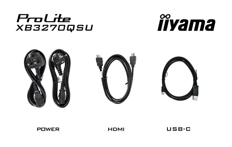 iiyama ProLite XB3270QSU-B1 Computerbildschirm 80 cm (31.5") 2560 x 1440 Pixel Quad HD LED Schwarz