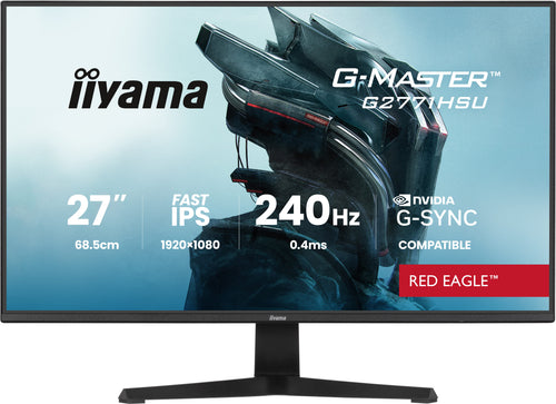 iiyama G-MASTER G2771HSU-B1 Computerbildschirm 68,6 cm (27") 1920 x 1080 Pixel Full HD Schwarz