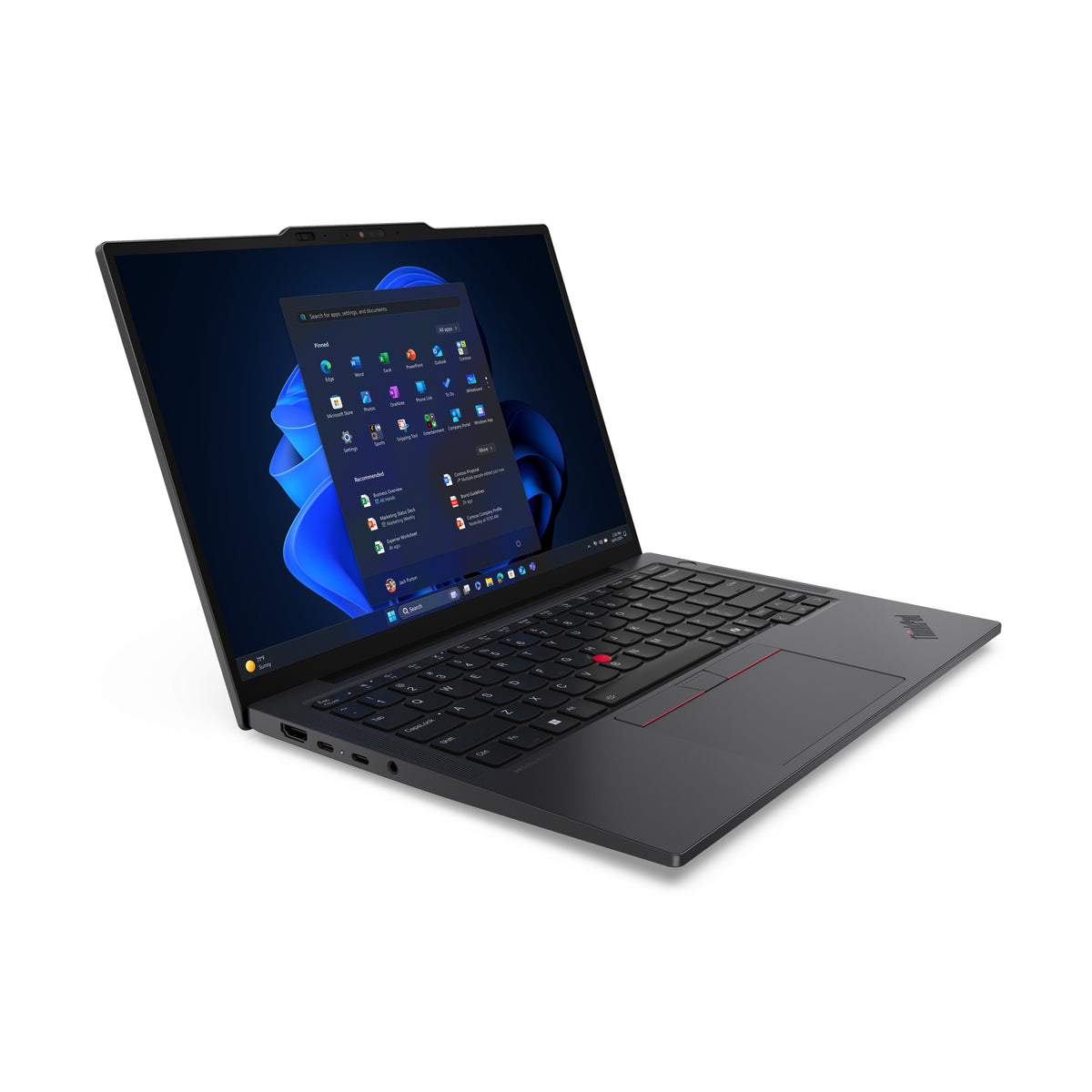 Lenovo ThinkPad X13 Gen 6 (Intel) Intel Core Ultra 5 225U Laptop 33,8 cm (13.3") WUXGA 32 GB LPDDR5x-SDRAM 1 TB SSD Wi-Fi 7 (802.11be) Windows 11 Pro Deutsch Schwarz