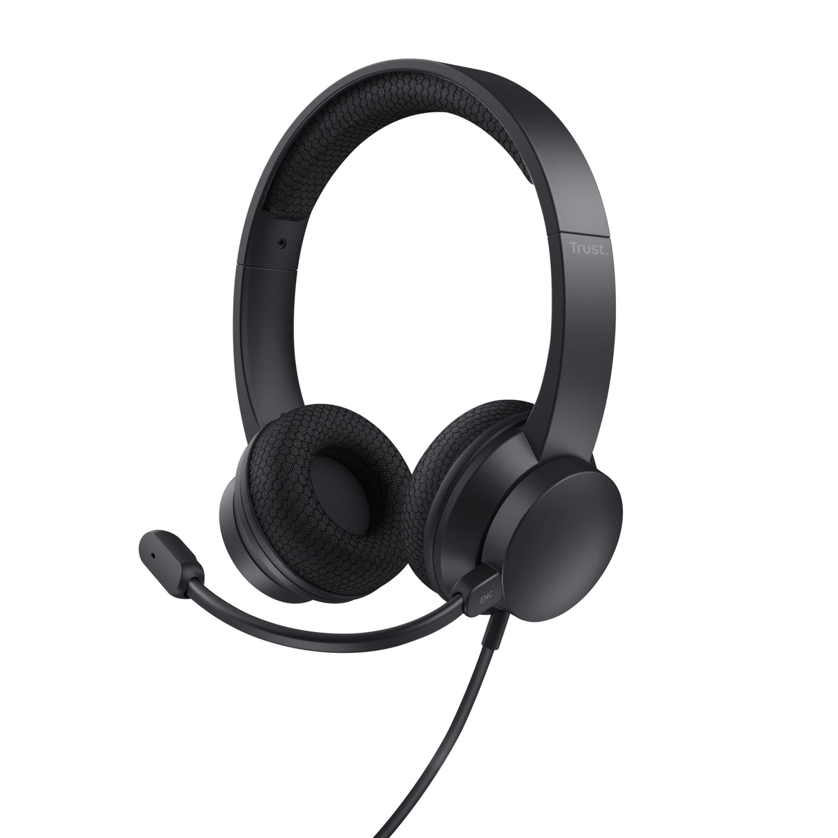 Trust Ayda Kopfhörer Kabelgebunden Kopfband Anrufe/Musik USB Typ-A Schwarz