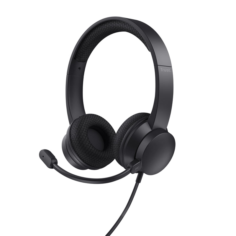 Trust Ayda Kopfhörer Kabelgebunden Kopfband Anrufe/Musik USB Typ-A Schwarz