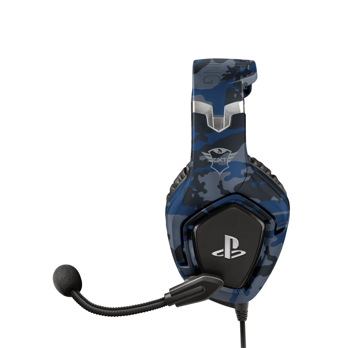 Trust GXT 488 Forze PS4 Kopfhörer Kabelgebunden Kopfband Gaming Schwarz, Blau