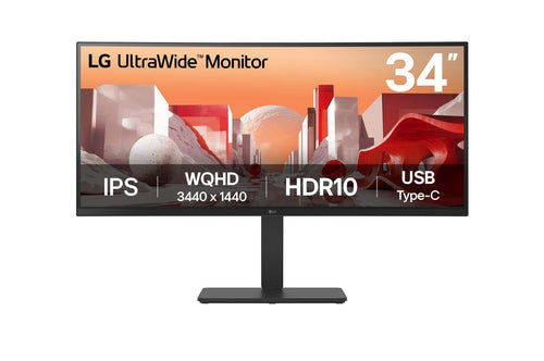 LG 34BA75QE-B Computerbildschirm 86,4 cm (34") 3440 x 1440 Pixel Wide Quad HD LCD Schwarz