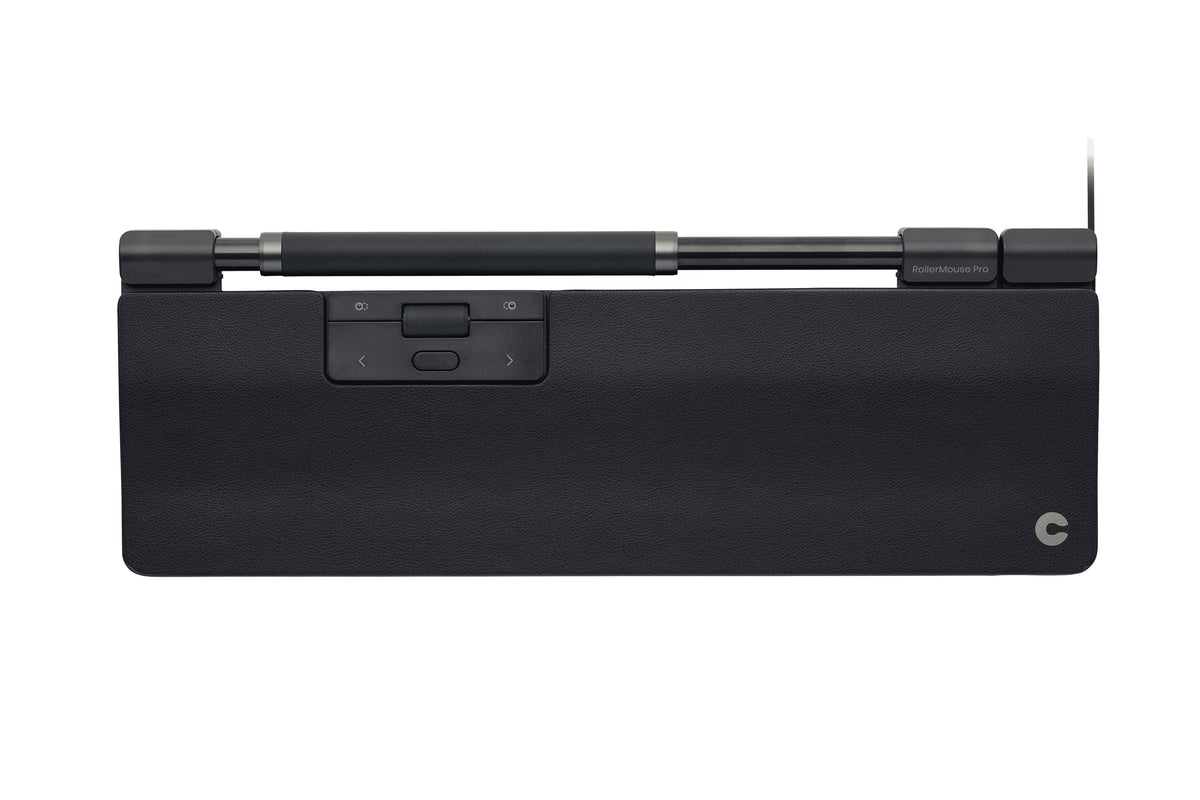 Contour Design RollerMouse Pro Extended Vegan-Leder-Handgelenkauflage Kabelgebunden