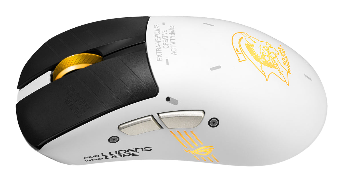ASUS ROG Keris II Origin-KJP Maus Gaming rechts RF Wireless + Bluetooth + USB Type-A Optisch 42000 DPI