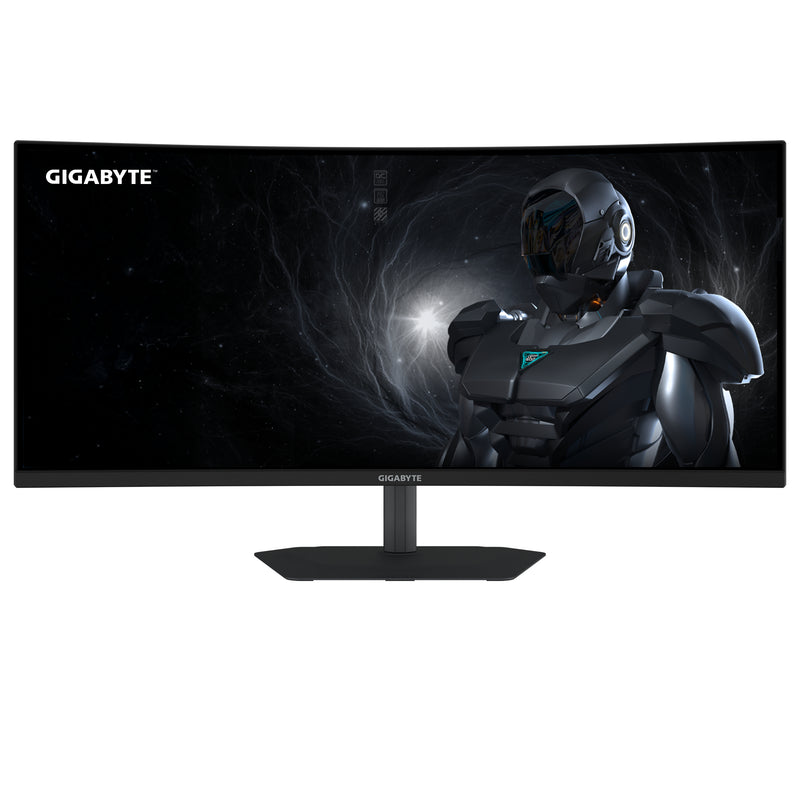 GIGABYTE G34WQC2 34” WQHD Curved Gaming-Monitor - 3440 x 1440, 1500R, 200Hz, 1ms, 450 cd/m², AMD FreeSync Premium, DisplayHDR 400, HDMI 2.0, Displayport 1.4