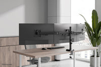 Neomounts DS60-600BL3 Monitorarm 10-27" - Quick Fix - 180°-Stopp