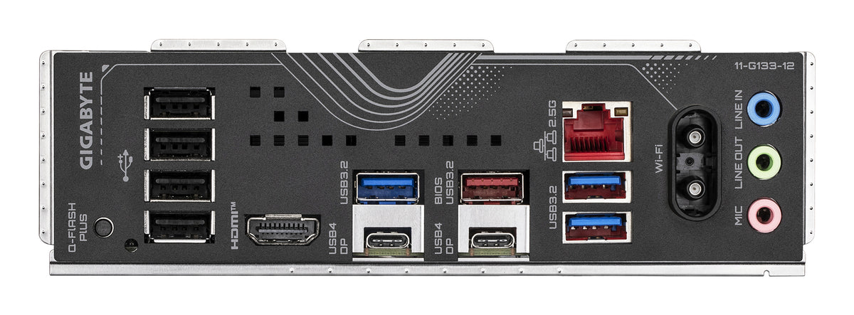 GIGABYTE X870 EAGLE WIFI7 Mainboard - Unterstützt AMD Ryzen 9000 CPUs, 14+2+2 Phasen VRM, bis zu 8000MHz DDR5 (OC), 1xPCIe 5.0 + 2xPCIe 4.0, Wi-Fi 7, 2.5GbE LAN, USB 4