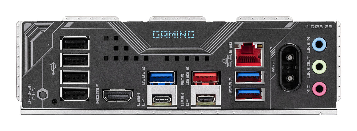 GIGABYTE X870 GAMING WIFI6 Mainboard - Unterstützt AMD Ryzen 9000 CPUs, 8+2+2 Phasen VRM, bis zu 8000MHz DDR5 (OC), 1xPCIe 5.0 + 2xPCIe 4.0, Wi-Fi 6, 2.5GbE LAN, USB 4
