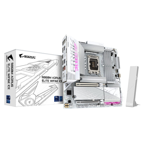 LGA1851 Gigabyte B860M AORUS ELITE WF6E ICE