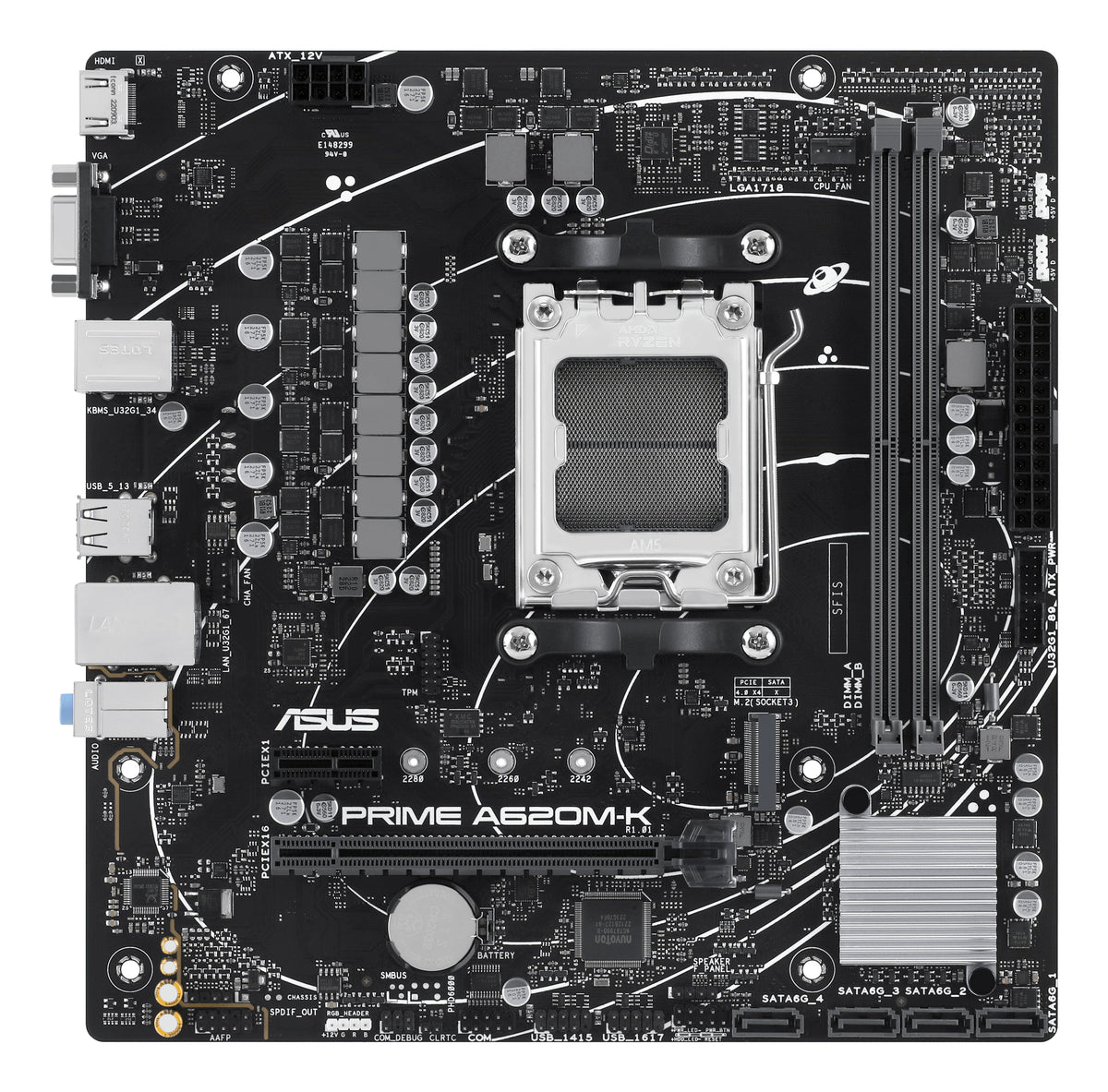 ASUS PRIME A620M-K AMD A620 Sockel AM5 micro ATX