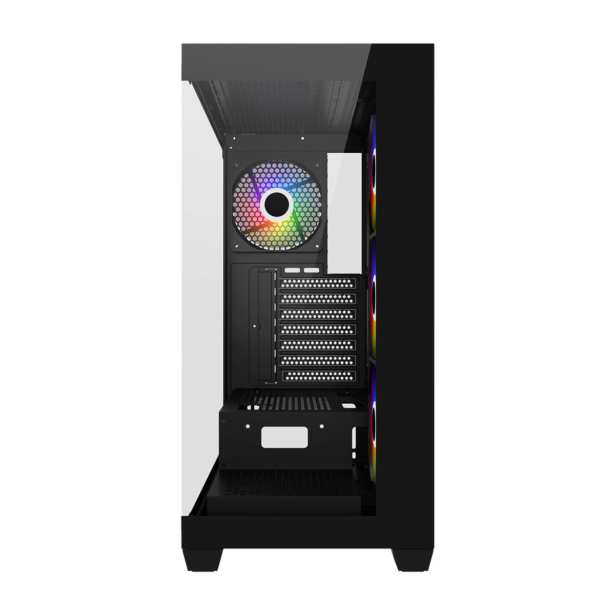 FSP M340-BA Gehäuse Midi Tower mITX, mATX, ATX Schwarz ARGB