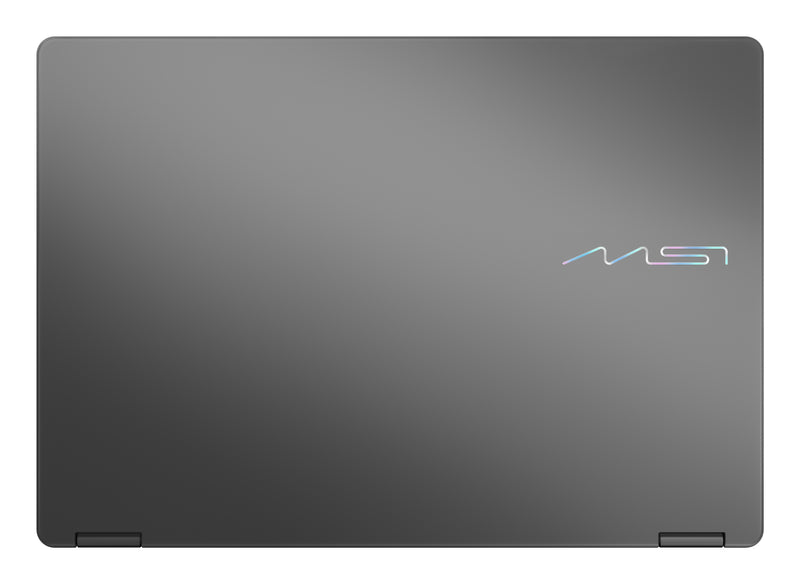 MSI Prestige 14 Flip AI+ D3MTG-055 Copilot+ PC Intel Core Ultra 9 386H Hybrid (2-in-1) 35,6 cm (14") Touchscreen Full HD+ 32 GB LPDDR5x-SDRAM 2 TB SSD Wi-Fi 7 (802.11be) Windows 11 Home Französisch Grau