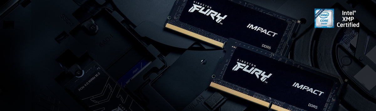 Kingston Technology FURY 16GB 6400MT/s DDR5 CL38 SODIMM Impact XMP