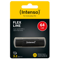 Intenso 3544490 USB-Stick 64 GB USB Type-A / USB Type-C 3.2 Gen 1 (3.1 Gen 1) Schwarz