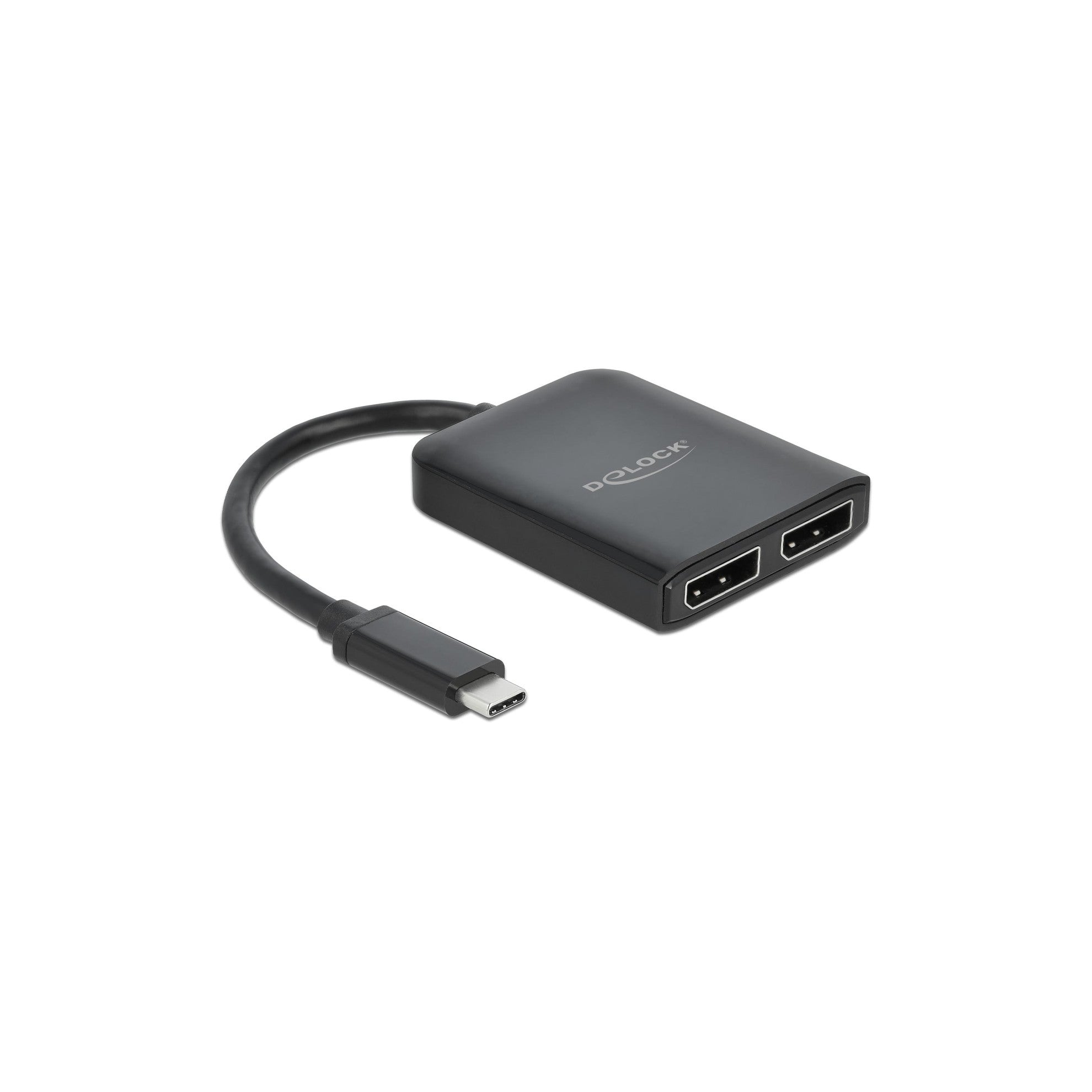 Delock Monitor Splitter USB Typ-C  zu 2X DP