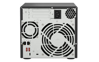 QNAP TS-473A NAS Tower Ryzen Embedded V1500B 8 GB DDR4 0 TB QNAP Turbo System Schwarz