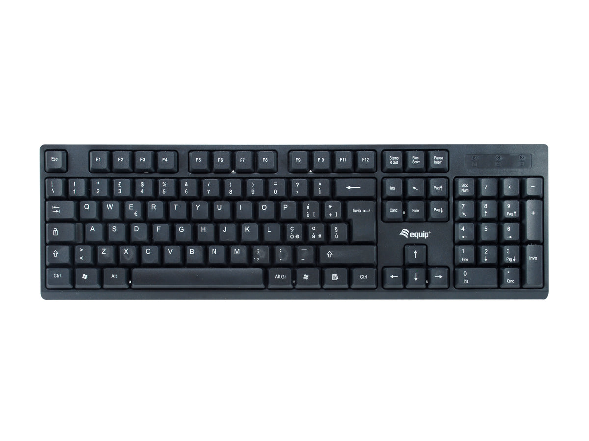 Equip Kabelloses Tastatur und Mausset, IT Layout (QWERTY)