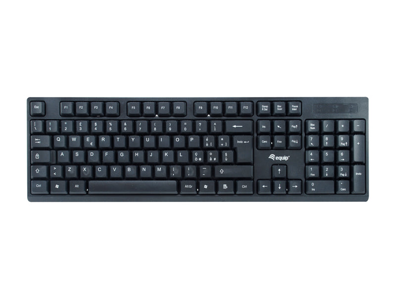 Equip Kabelloses Tastatur und Mausset, IT Layout (QWERTY)