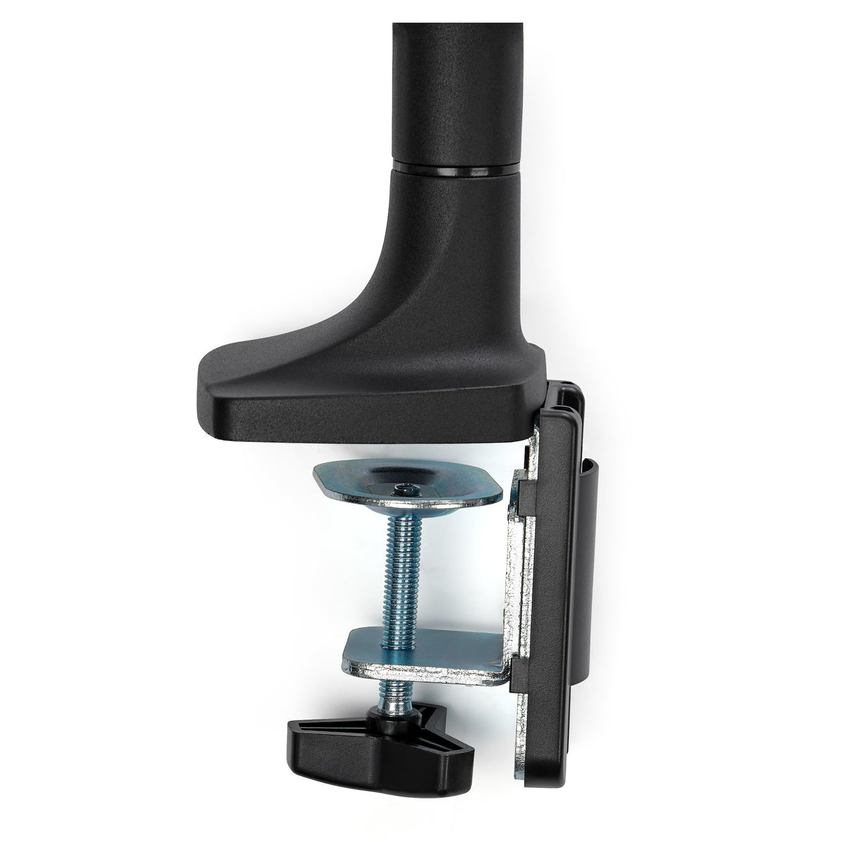 StarTech.com Monitorarm - Tischbefestigung - frei beweglich - robust - Ergonomischer Hochleistungs-VESA-Monitorarm - Einzelnes 9-kg-Display - Volle Bewegung, höhenverstellbar, - Aluminium - C-Klemme / Tülle - Schwarz