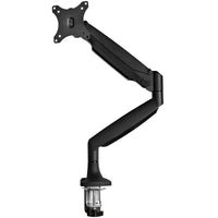 StarTech.com Monitorarm - Tischbefestigung - frei beweglich - robust - Ergonomischer Hochleistungs-VESA-Monitorarm - Einzelnes 9-kg-Display - Volle Bewegung, höhenverstellbar, - Aluminium - C-Klemme / Tülle - Schwarz