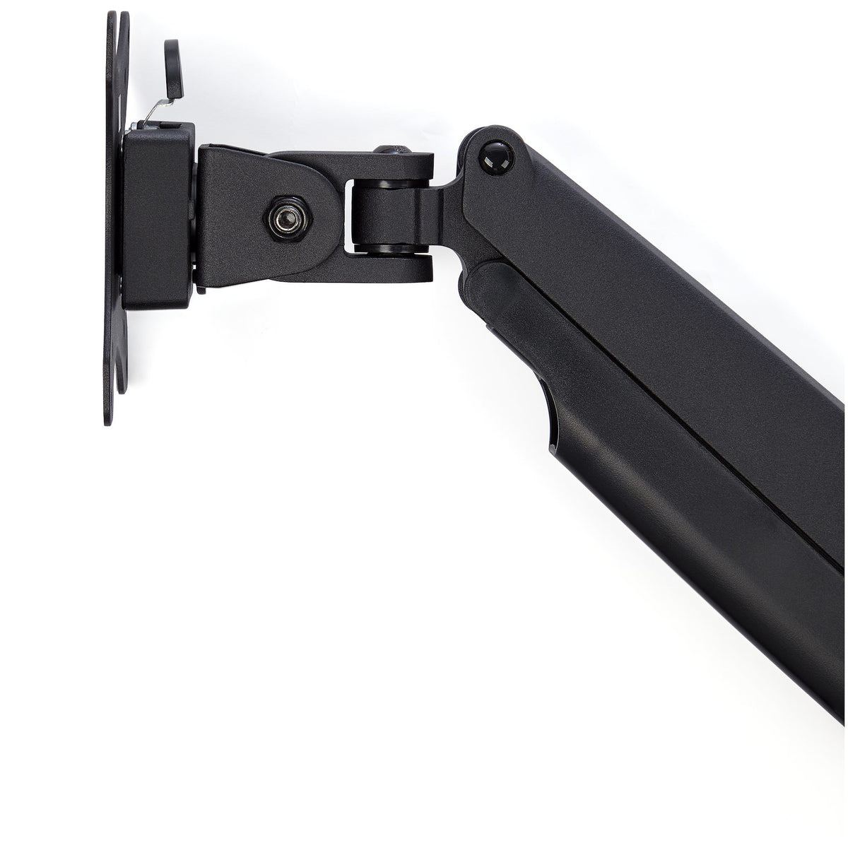 StarTech.com Monitorarm - Tischbefestigung - frei beweglich - robust - Ergonomischer Hochleistungs-VESA-Monitorarm - Einzelnes 9-kg-Display - Volle Bewegung, höhenverstellbar, - Aluminium - C-Klemme / Tülle - Schwarz