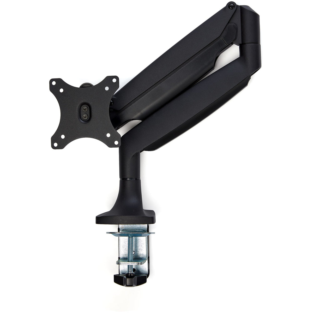 StarTech.com Monitorarm - Tischbefestigung - frei beweglich - robust - Ergonomischer Hochleistungs-VESA-Monitorarm - Einzelnes 9-kg-Display - Volle Bewegung, höhenverstellbar, - Aluminium - C-Klemme / Tülle - Schwarz