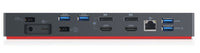 Lenovo Thunderbolt 3 Dock Gen2 Kabelgebunden Schwarz, Rot