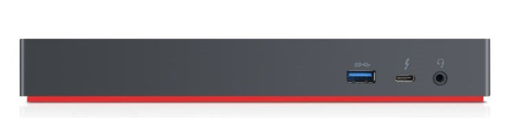 Lenovo Thunderbolt 3 Dock Gen2 Kabelgebunden Schwarz, Rot