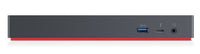 Lenovo Thunderbolt 3 Dock Gen2 Kabelgebunden Schwarz, Rot