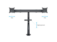 Multibrackets 6355 Flachbildschirm-Tischhalterung 71,1 cm (28") Tisch/Bank Schwarz