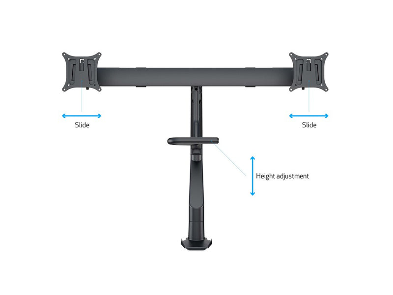 Multibrackets 6355 Flachbildschirm-Tischhalterung 71,1 cm (28") Tisch/Bank Schwarz