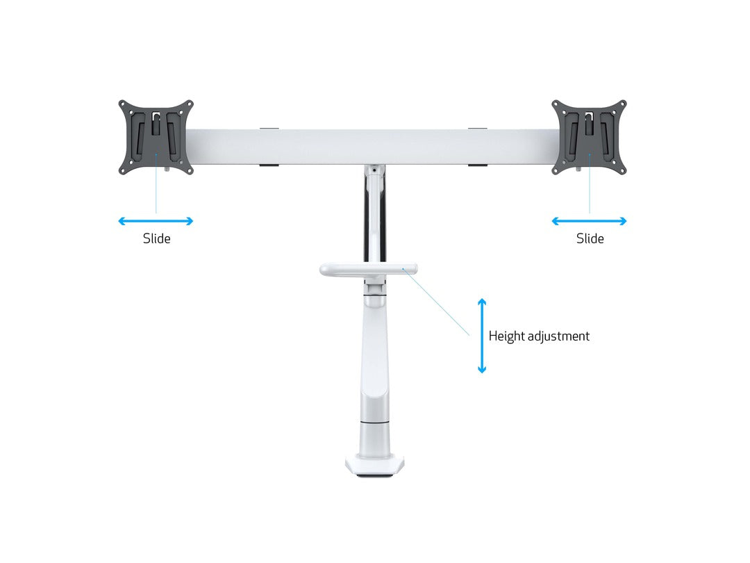 Multibrackets 6379 Flachbildschirm-Tischhalterung 71,1 cm (28") Tisch/Bank Weiß