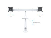Multibrackets 6379 Flachbildschirm-Tischhalterung 71,1 cm (28") Tisch/Bank Weiß